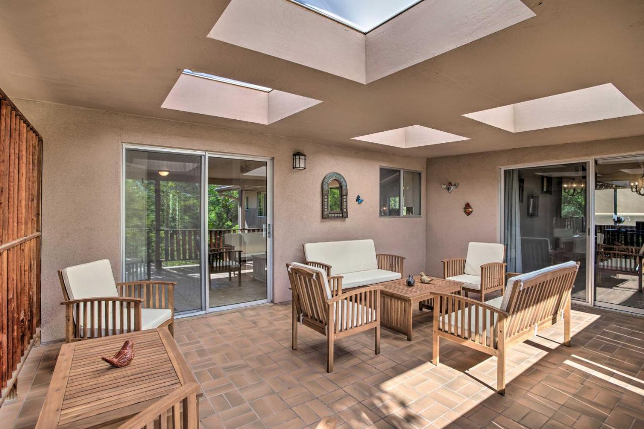 Sedona Hideaway With Swim Spa And Private Tavern! Bagian luar foto