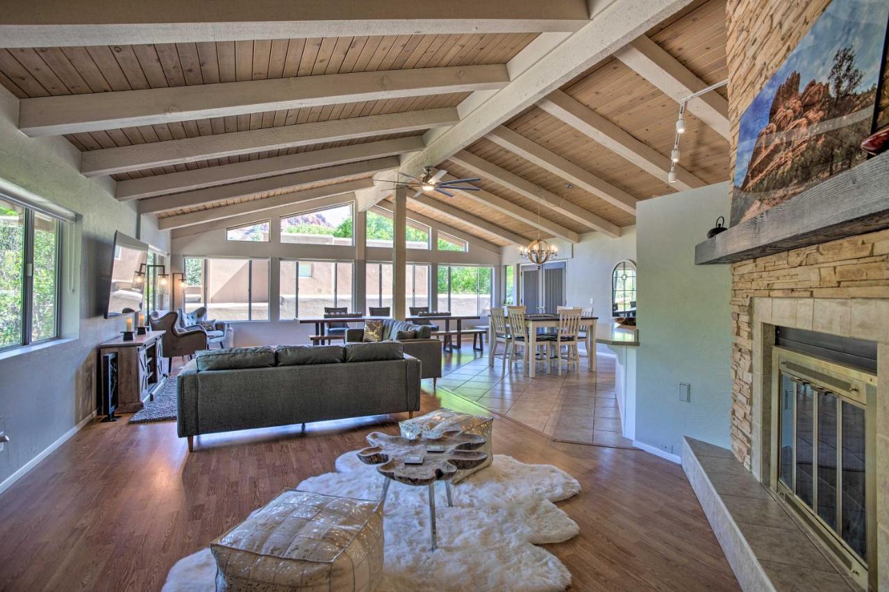 Sedona Hideaway With Swim Spa And Private Tavern! Bagian luar foto