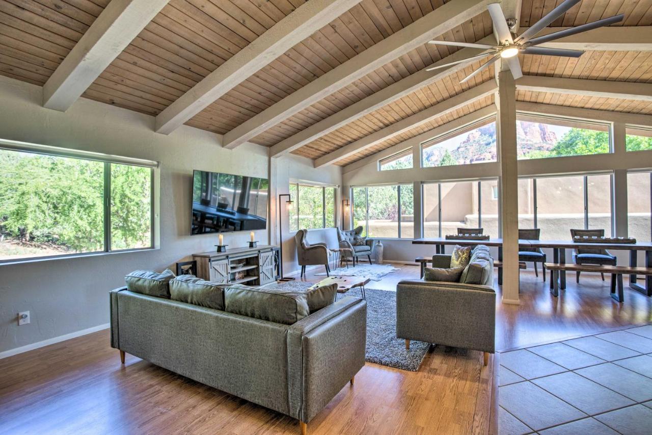 Sedona Hideaway With Swim Spa And Private Tavern! Bagian luar foto